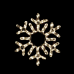 LED коледна декорация ACA LIGHTING X089612111N 16,4W 2700K LED STEADY METAL SNOWFLAKE IP65
