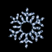 LED коледна декорация ACA LIGHTING X089622111N 16,4W 12000K LED STEADY METAL SNOWFLAKE IP65