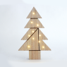 LED коледна декорация ACA LIGHTING X09101109 LED WOODEN TREE DESIGN 0,45W 3000K 2 x AA