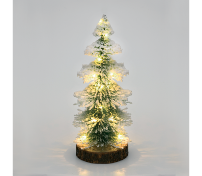 LED коледна декорация ACA LIGHTING X09151110 LED SNOWY PINE XMAS TREE 0.68W 3000K 3 x AAA
