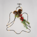 ACA LIGHTING X09251105 LED SBLACK METAL ANGEL & MISTLETOE 1,13W 3000K 3 x AA