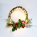 ACA LIGHTING X09301112 LED WREATH WITH BERRIES 1,35W 3000K 2 x AA