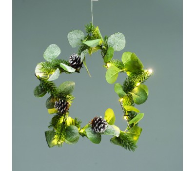 ACA LIGHTING X093018 LED PENDANT STAR WITH PINE 0,9W 3000K 2 x AA