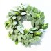 ACA LIGHTING X094015 XMAS WREATH WITH WHITE BERRIES