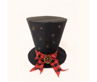LED коледна декорация ACA LIGHTING X11201111 LED BLACK FABRIC HAT 0,9W 3000K 3 x AA