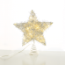 LED коледна декорация ACA LIGHTING X11201122 LED SILVER CONVEX STAR 0.6W 3000K 3 x AA