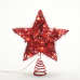 LED коледна декорация ACA LIGHTING X11201123 LED RED CONVEX STAR 0.6W 3000K 3 x AA