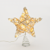 ACA LIGHTING X11201124 LED WHITE & GOLD CONVEX STAR 0.6W 3000K 3 x AA