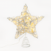 LED коледна декорация ACA LIGHTING X11201125 LED WHITE & SILVER CONVEX STAR 0.6W 3000K 3 x AA