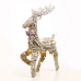 LED коледна декорация ACA LIGHTING X11401112 LED RATTAN SNOWY REINDEER 1,8W 3000K 3 x AA
