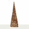 ACA LIGHTING X11501120 LED BROWN RATTAN PYRAMID SHAPED TREE 1,5W 3000K 3 x AA
