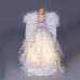 LED коледна декорация ACA LIGHTING X123008 FABRIC ANGEL WITH LED LIGHTING 0.30W 3000K 3 x AAА