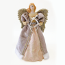 Коледна декорация ACA LIGHTING X124005 FABRIC ANGEL WITH ROSE GOLD DRESS