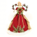 ACA LIGHTING X124006 FABRIC ANGEL WITH RED DRESS