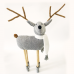 ACA LIGHTING X124511 WOVEN DEER WITH SCARF