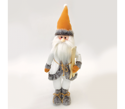 ACA LIGHTING X125009 WOVEN SANTA CLAUS WITH SKIS