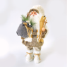 Коледна декорация ACA LIGHTING X126001 FABRIC SANTA CLAUS WITH SKIS 60cm