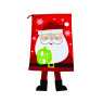Коледна декорация ACA LIGHTING X127014 RED XMAS SACK SANTA