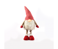 LED коледна декорация ACA LIGHTING X1311612 LED FABRIC CHRISTMAS GNOME 0,04W 3000K 2 x CR2032