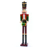 ACA LIGHTING X1418008 WOODEN NUTCRACKER SOLDIER WITH DRUM