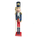 Коледна декорация ACA LIGHTING X1510620 WOODEN NUTCRACKER SOLDIER WITH SCEPTER
