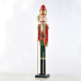 ACA LIGHTING X1510621 WOODEN RED NUTCRACKER KING WITH SCEPTER