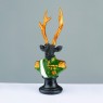 Декорация ACA LIGHTING X1524311 DECORATIVE DEER RESIN SOLDIER BLACK 24cm