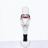 Коледна декорация ACA LIGHTING X1525409 POLYRESIN WHITE NUTCRACKER SOLDIER WITH DRUM 25cm