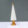 Коледна декорация ACA LIGHTING X1542210 DECORATIVE RESIN XMAS TREE WHITE WITH STAR 42cm
