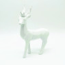 ACA LIGHTING X156415 DECORATIVE RESIN REINDEER WHITE 25cm
