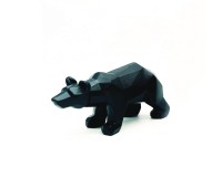 ACA LIGHTING X1565312 DECORATIVE RESIN BEAR BLACK 10cm