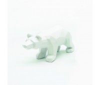 ACA LIGHTING X1565412 DECORATIVE RESIN BEAR WHITE 10cm