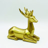 Декорация ACA LIGHTING X156613 DECORATIVE RESIN REINDEER GOLD 15cm