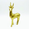 Декорация ACA LIGHTING X156615 DECORATIVE RESIN REINDEER GOLD 25cm