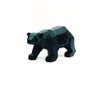 ACA LIGHTING X158312 DECORATIVE RESIN BEAR BLACK 11cm