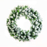 Коледна декорация ACA LIGHTING X167611 XMAS SNOWY WREATH