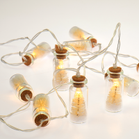 ACA LIGHTING XJ10WW2A 0,2W 3000K 1350mm 2 x AA GLASS BOTTLE WHITE TREE DECORATIVE STRING LIGHT