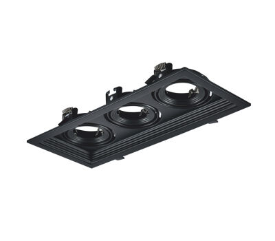Луна за вграждане ACA LIGHTING XMGU3B SQUARE BLACK