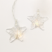 LED светещ гирлянд ACA LIGHTING XMSSTAR10WW2A 0,45W 3000K 1350mm 3 x AA SILVER METAL STAR LED STRING LIGHT