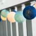 ACA LIGHTING XR20WW2A 1.2W 3000K 2850mm 2 x AA WOVEN BALLS DECORATIVE STRING LIGHT