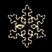 LED коледна декорация ACA LIGHTING XSNOWBLEDWW56 16,8W 2700K LED FLASHING METAL SNOWFLAKE IP44