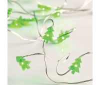ACA LIGHTING XSW20G2ATREE 1.2W 3000K 2000mm 2 x AA ACRYLIC GREEN XMAS TREE STRING LIGHT WITH COPPER WIRE