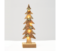 ACA LIGHTING XTREBWW313A LED WOODEN CHRISTMAS TREE 0,1W 3000K 2 x AAA