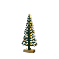 LED коледна декорация ACA LIGHTING XTREGWW323A LED PLYWOOD GREEN CHRISTMAS TREE 0,1W 3000K 2 x AAA