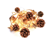 ACA LIGHTING XW20WW2A 1.2W 3000K 1800mm 2 x AA BROWN STAR STRING LIGHT WITH COPPER WIRE