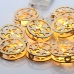 ACA LIGHTING XWBSTARS102AT 0,45W 3000K 1350mm 3 x AA WOODEN XMAS BALL STARS DECORATIVE STRING LIGHT