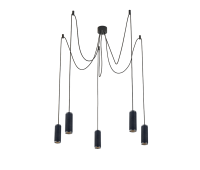 ACA LIGHTING YL10P518BK MEGATRON1