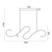 ACA LIGHTING YL1809LEDPBK CALISTA