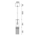 Пендел ACA LIGHTING YL22291PSG DOHA