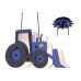 Детски пендел ACA LIGHTING ZM522P42B VROOM